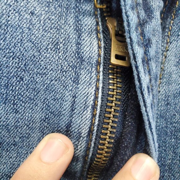 Anom Jeans Mens 32x30 Blue Slim Fit Stretch Denim - Picture 12 of 14